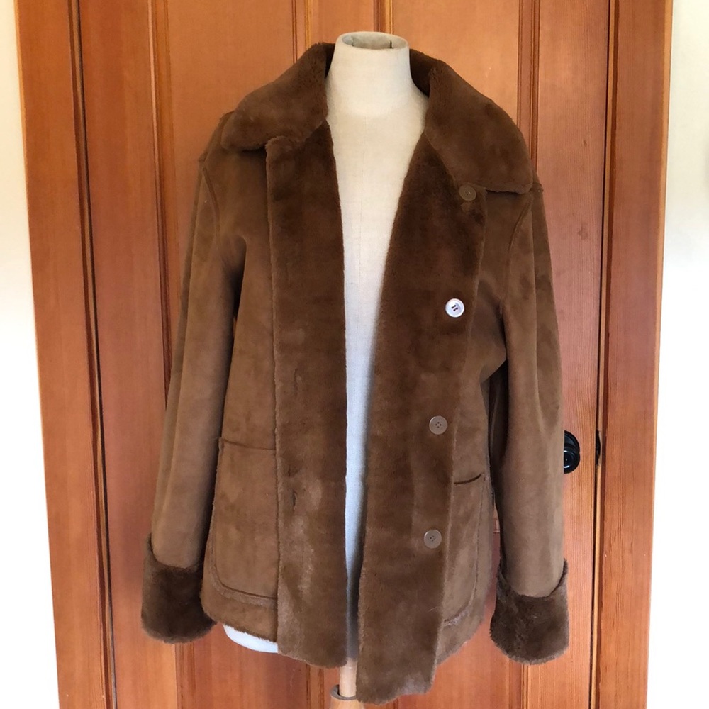 Vintage suede coat
